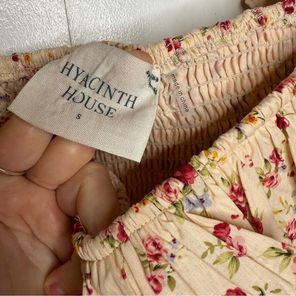 Hyacinth House - Tuckernuck - Addison Floral ruffle sleeve top - small nwt - Picture 4 of 10